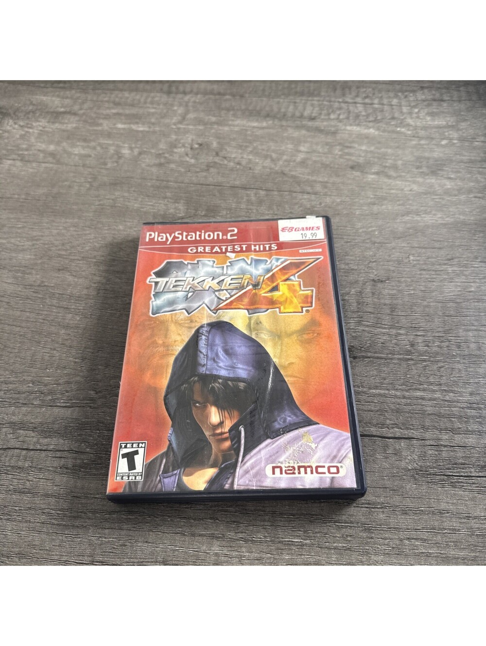 Tekken 4 (Sony PlayStation 2, PS2 2002) Black Label Complete In Box